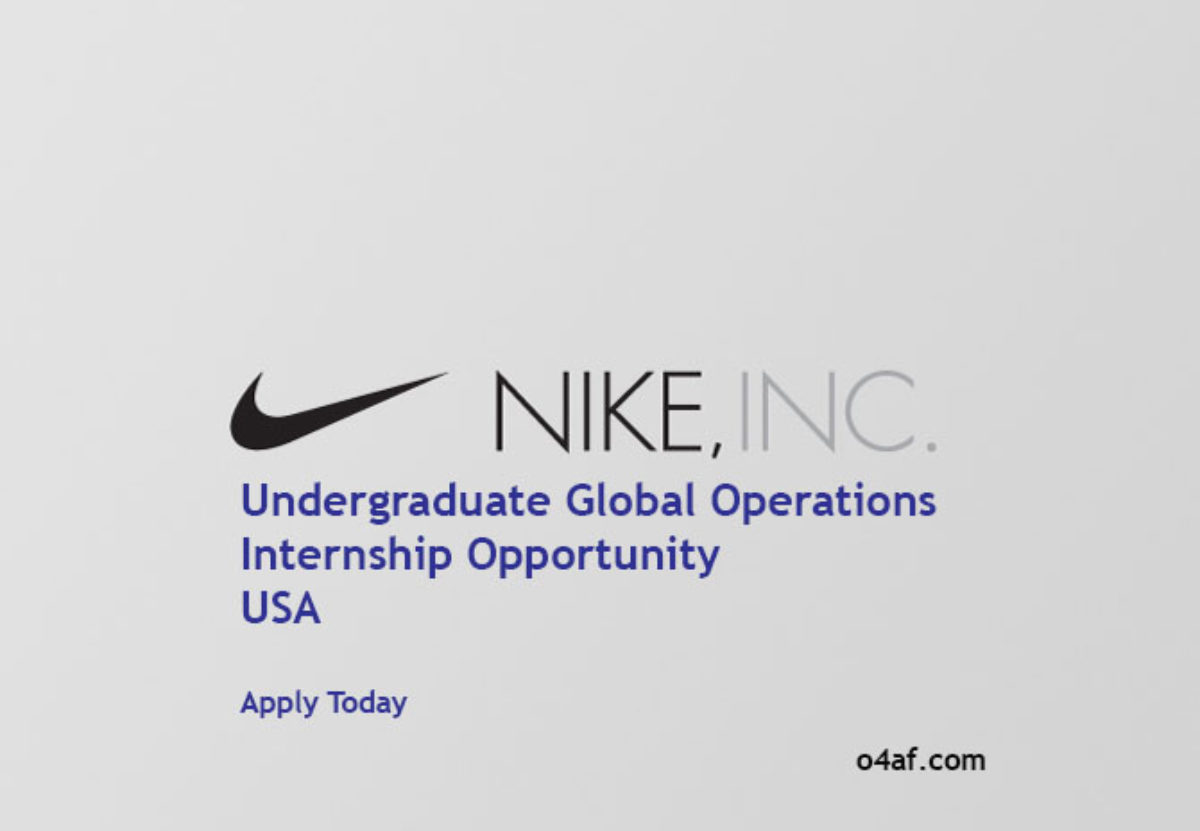 nike summer 2019 internship