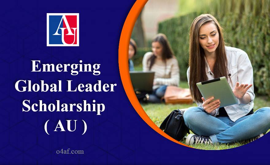 American University Emerging Global Leadership Scholarship banner