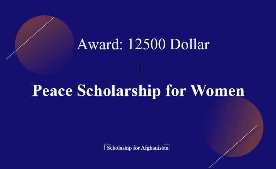 Peace Scholarship for Women